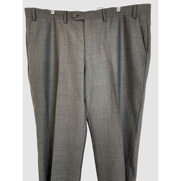 Lauren Ralph Lauren Mens Gray Flat Front Dress Pants 42 x 30 REE10687 EUC - Picture 5 of 6
